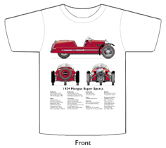 Morgan Super Sports 1934 T-shirt Front